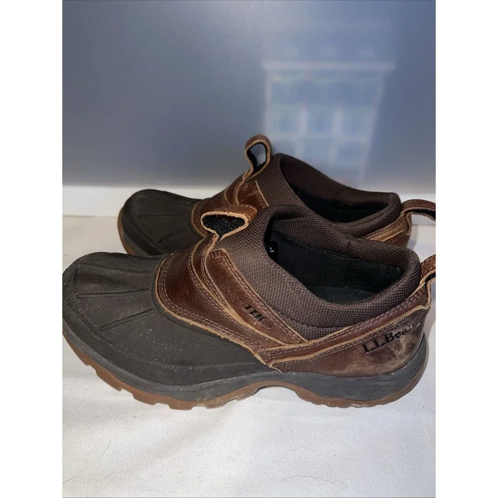 L.L. Bean Men's Storm Chaser Boots Size 7MLeather Uppers-Slip on